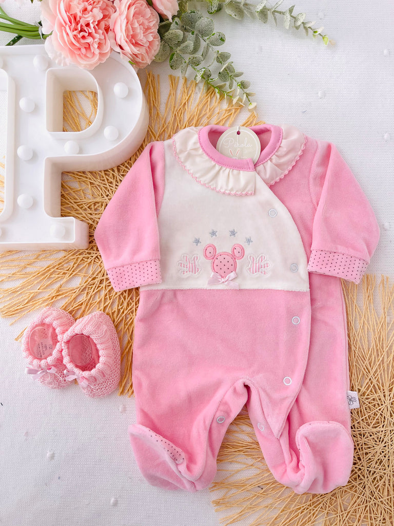 Babygrow tema Mickey veludo