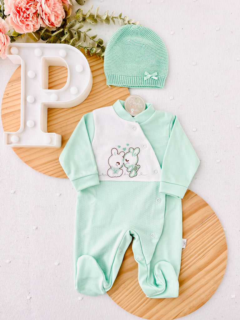 Babygrow algodão tema beijinho