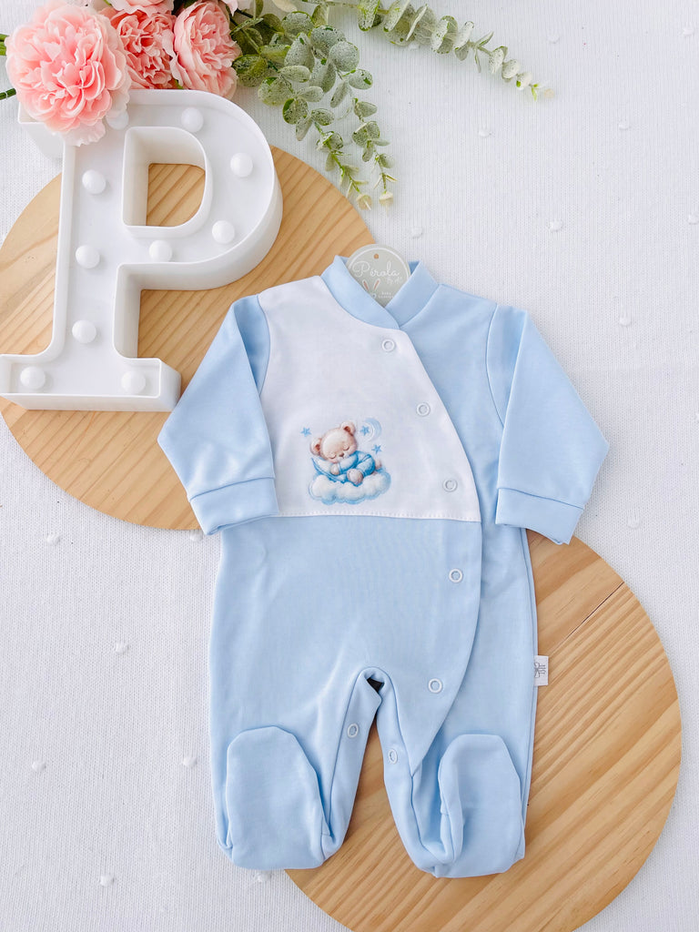 Babygrow tema Nas nuvens algodão