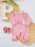 Babygrow Rosa Velho em algodão