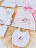 Conjunto primeira roupinha Mickey e Minnie