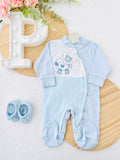 Babygrow cavalinho em azul