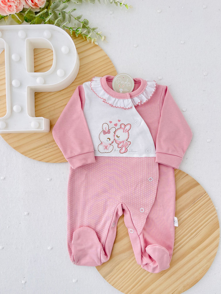 Babygrow algodão tema beijinho