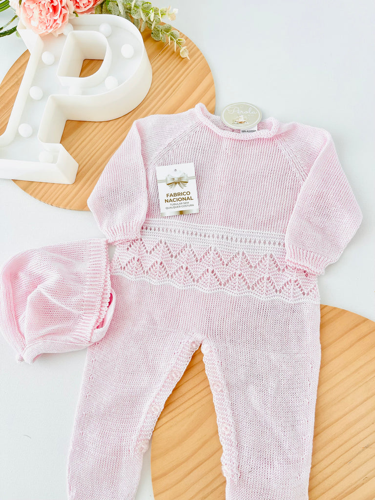 Saída de maternidade Verão : Babygrow e touca