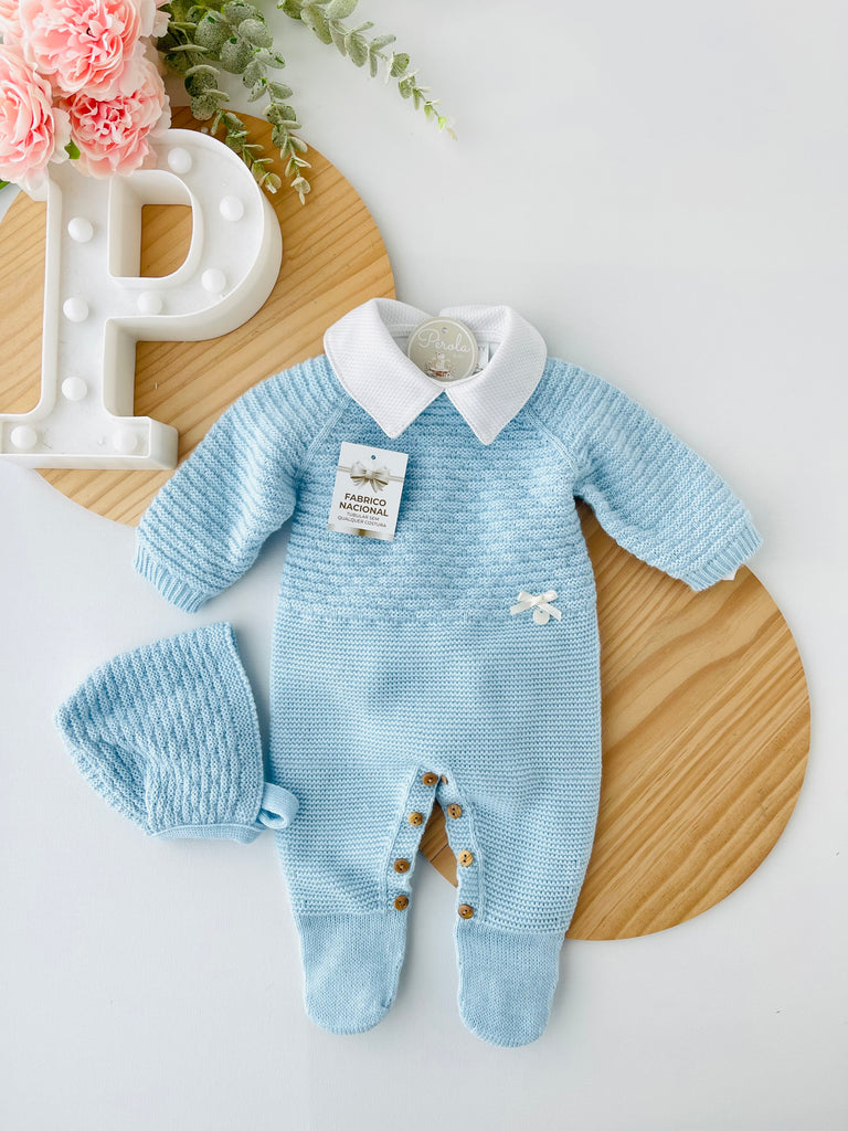 Saída de maternidade: Babygrow e touca