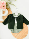 Conjunto verde: fofo e camisa