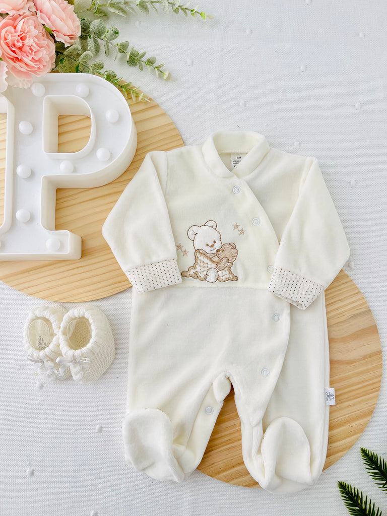 Babygrow abraço em veludo