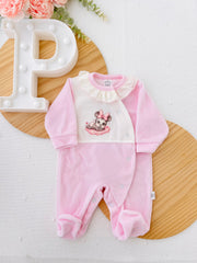 Babygrow Baby Minnie Mickey veludo