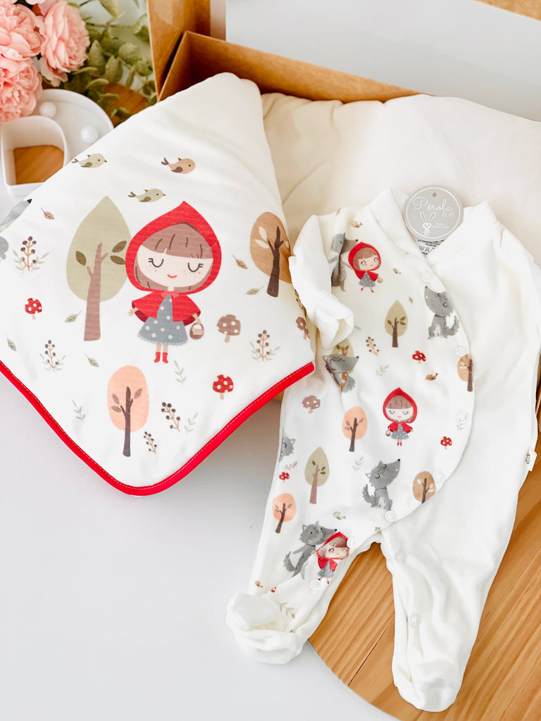 Pack Capuzinho vermelho 1: Manta e Babygrow