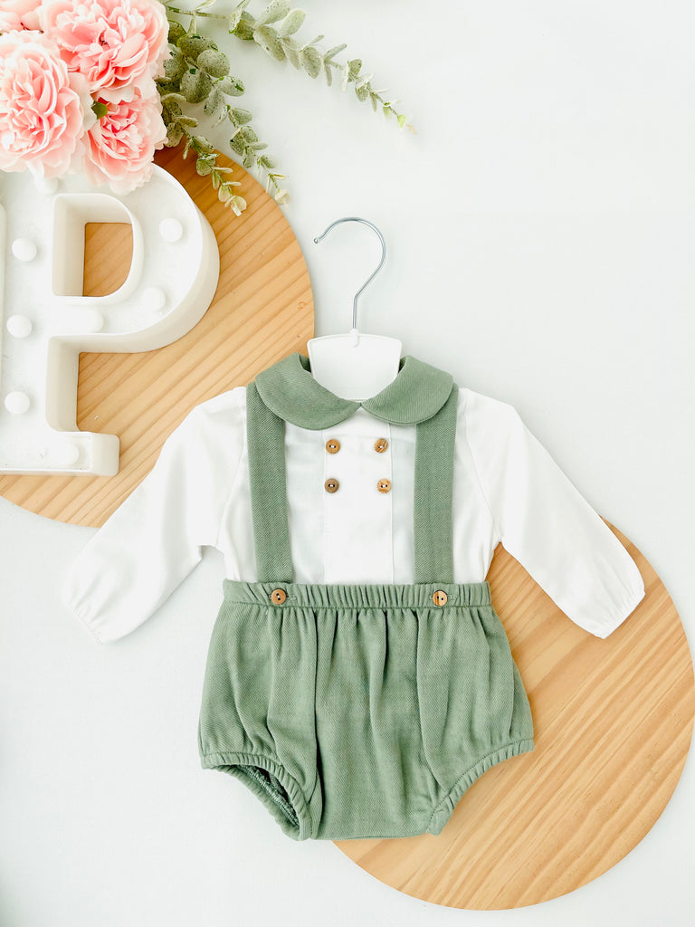 Conjunto verde: fofo e camisa