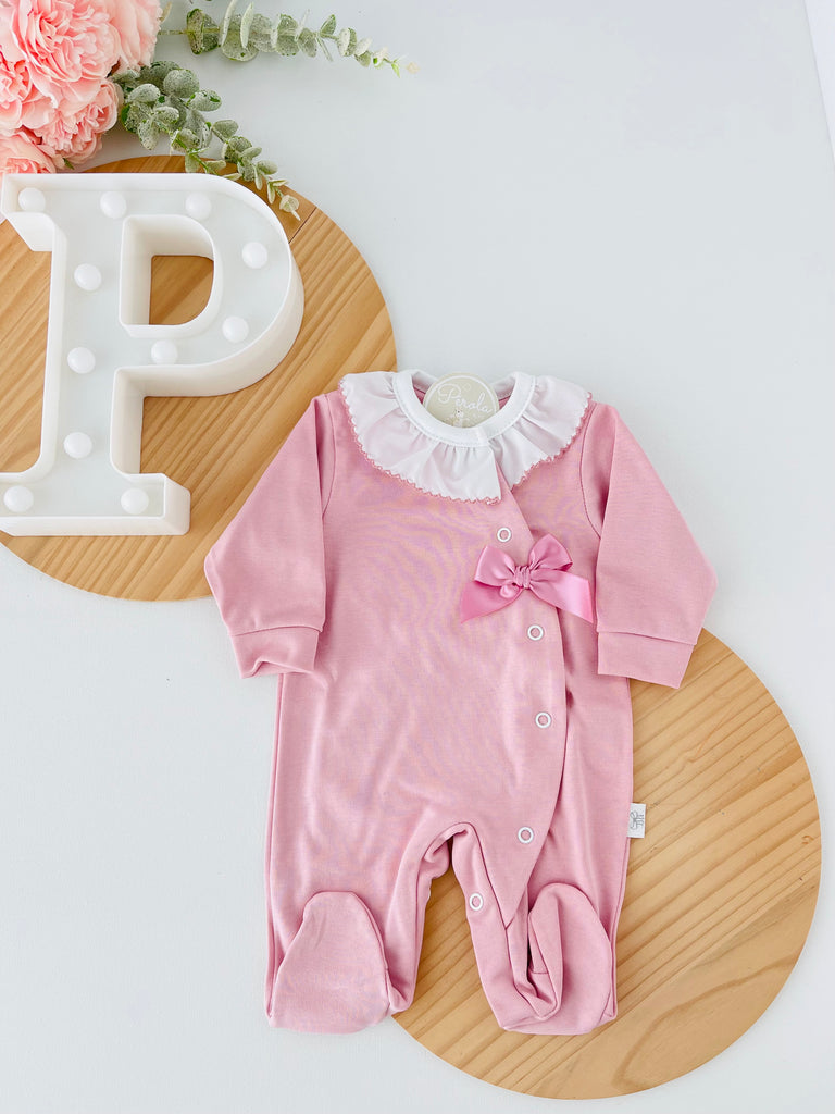 Babygrow Rosa Velho em algodão