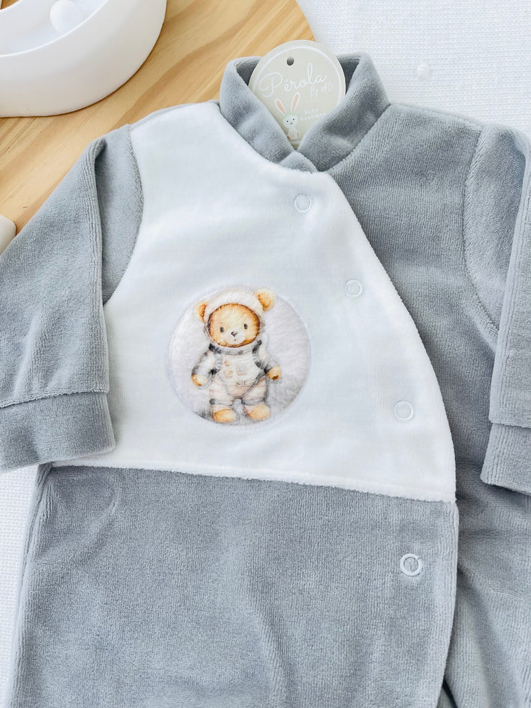 Babygrow veludo astronauta