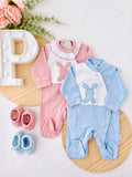 Babygrow coelho pompom