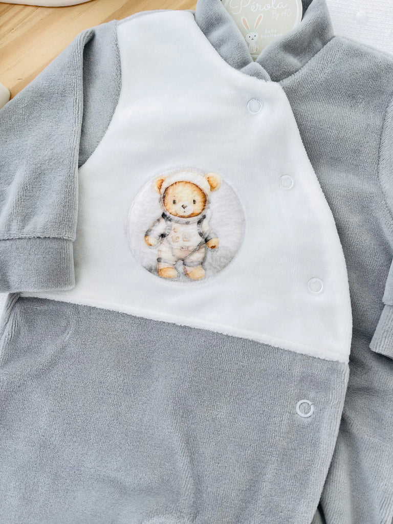 Babygrow veludo astronauta