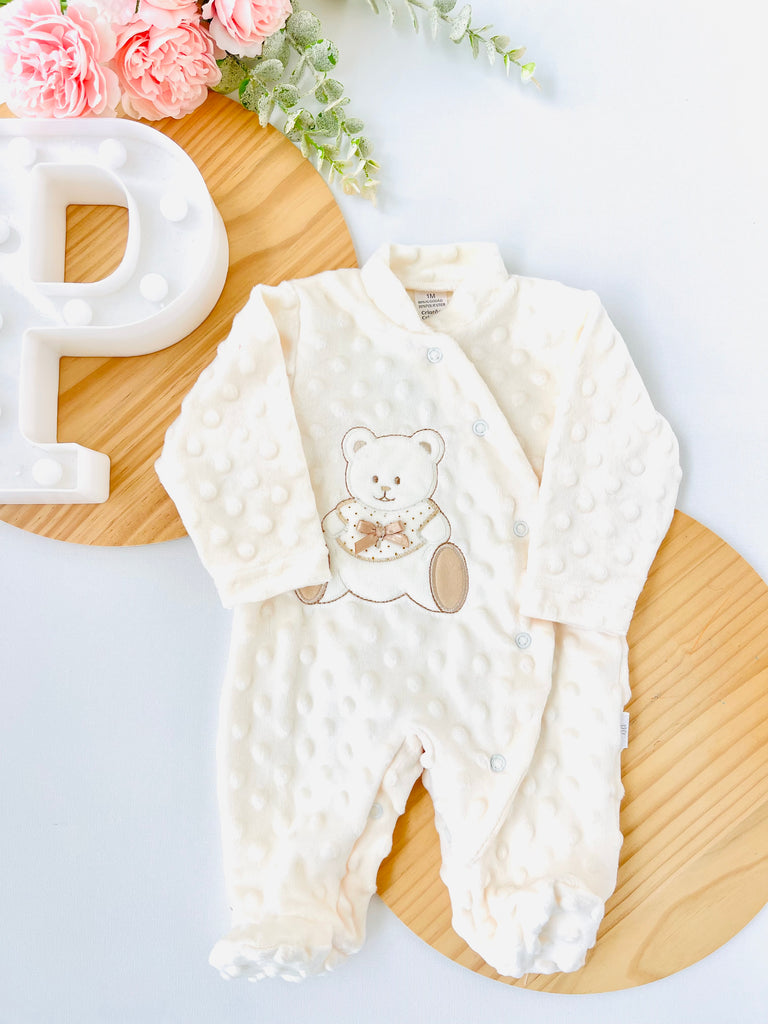 Babygrow tecido pipoca