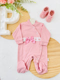 Babygrow Rosa Velho em algodão