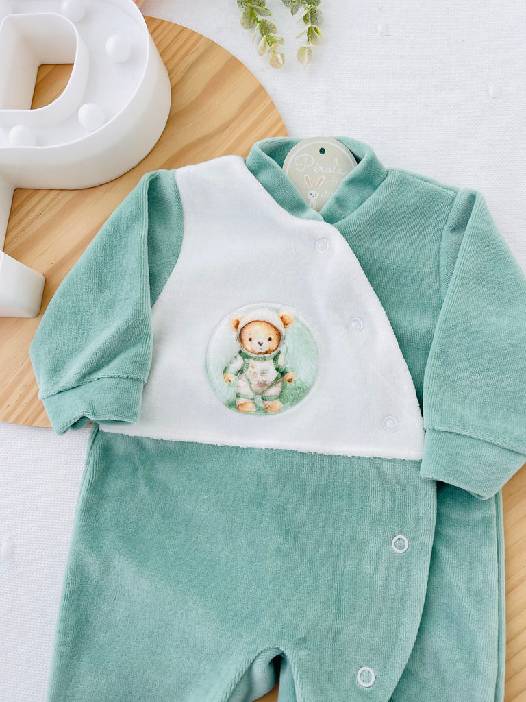 Babygrow veludo astronauta