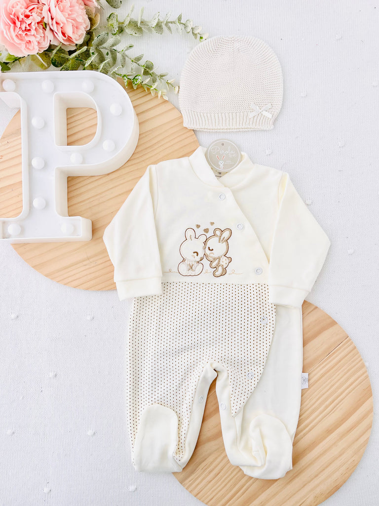 Babygrow algodão tema beijinho