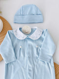 Babygrow bolinha em algodão