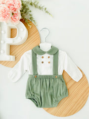 Conjunto verde: fofo e camisa