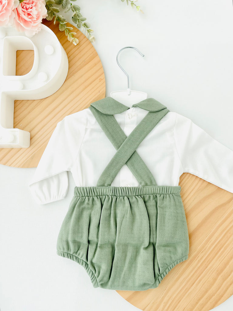 Conjunto verde: fofo e camisa