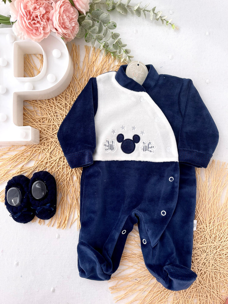 Babygrow tema Mickey veludo