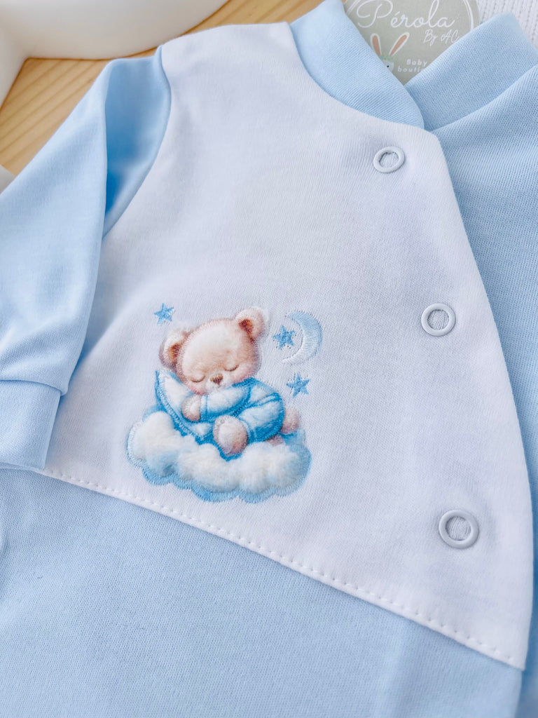 Babygrow tema Nas nuvens algodão