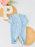 Babygrow algodão coelhinhos 3m 6m 9m e 12m