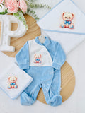 Babygrow tema ursinho em veludo