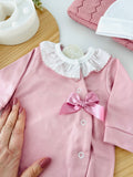 Babygrow Rosa Velho em algodão