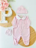 Babygrow bolinha em algodão