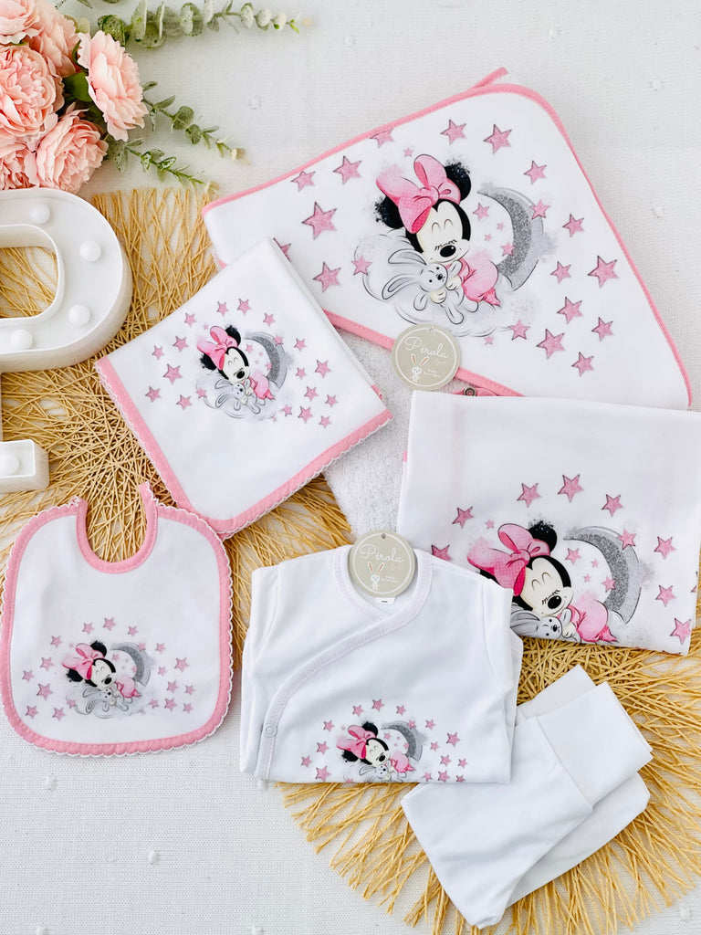 Conjunto Body e calças Mickey e Minnie