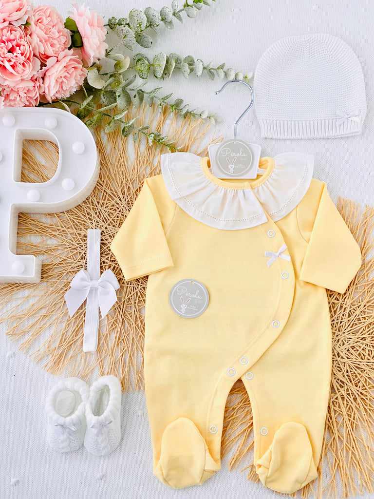 Babygrow carinho em ALGODÃO com golinha grande