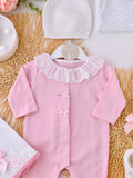 Babygrow bordado inglês em algodão