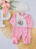 Babygrow VELUDO Minnie e Mickey