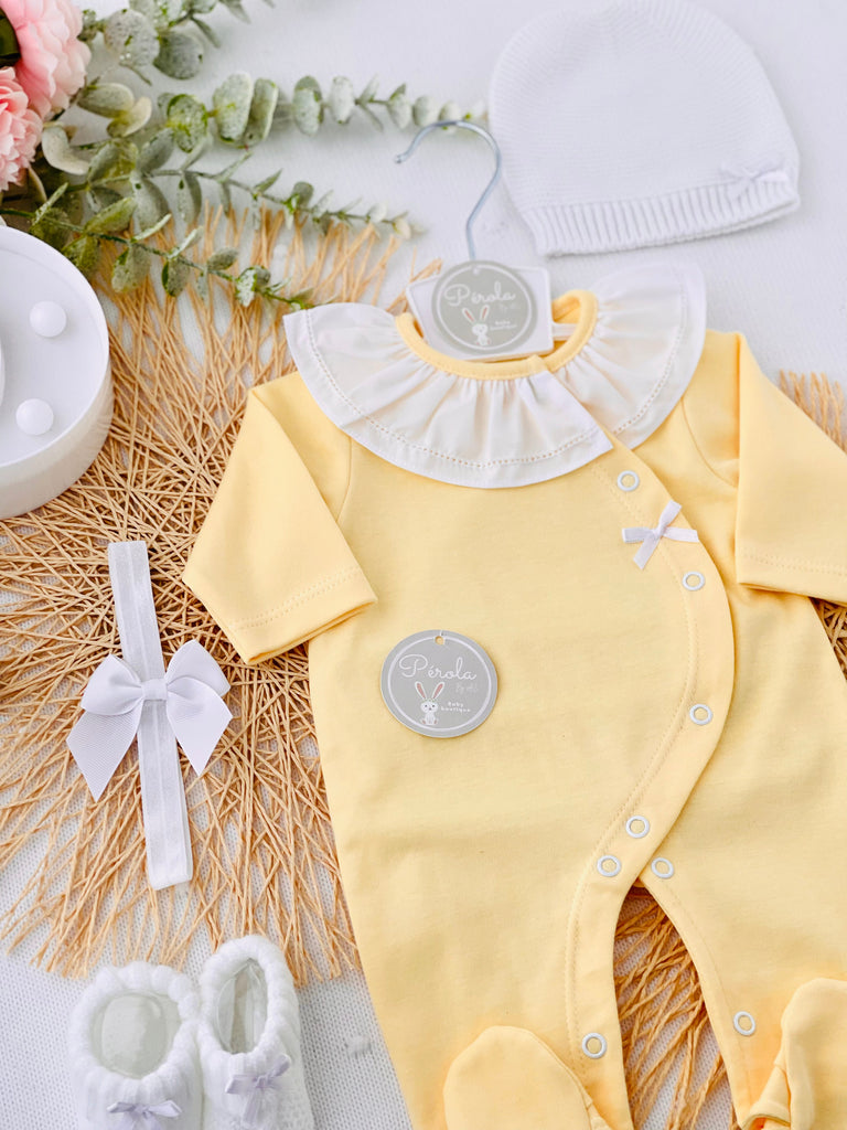 Babygrow carinho em ALGODÃO com golinha grande