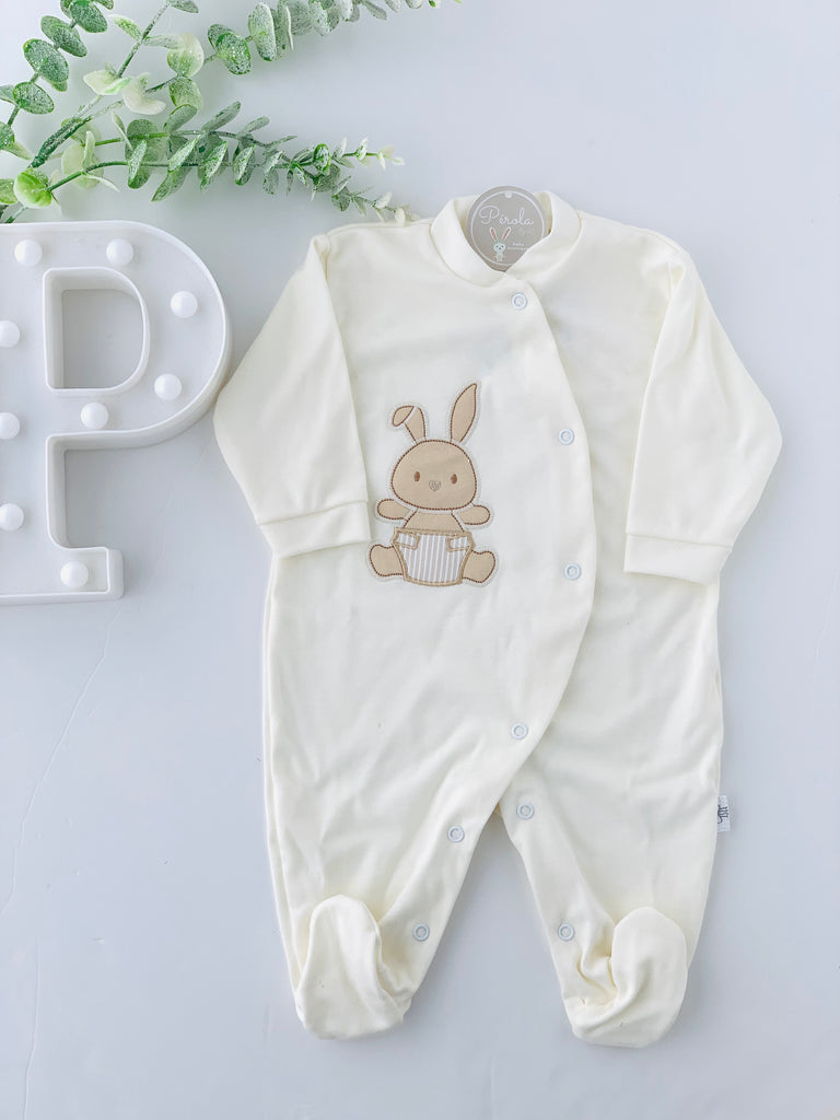 Babygrow em algodão coelho