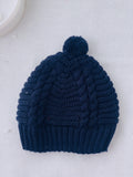 Gorro em malha com pompom