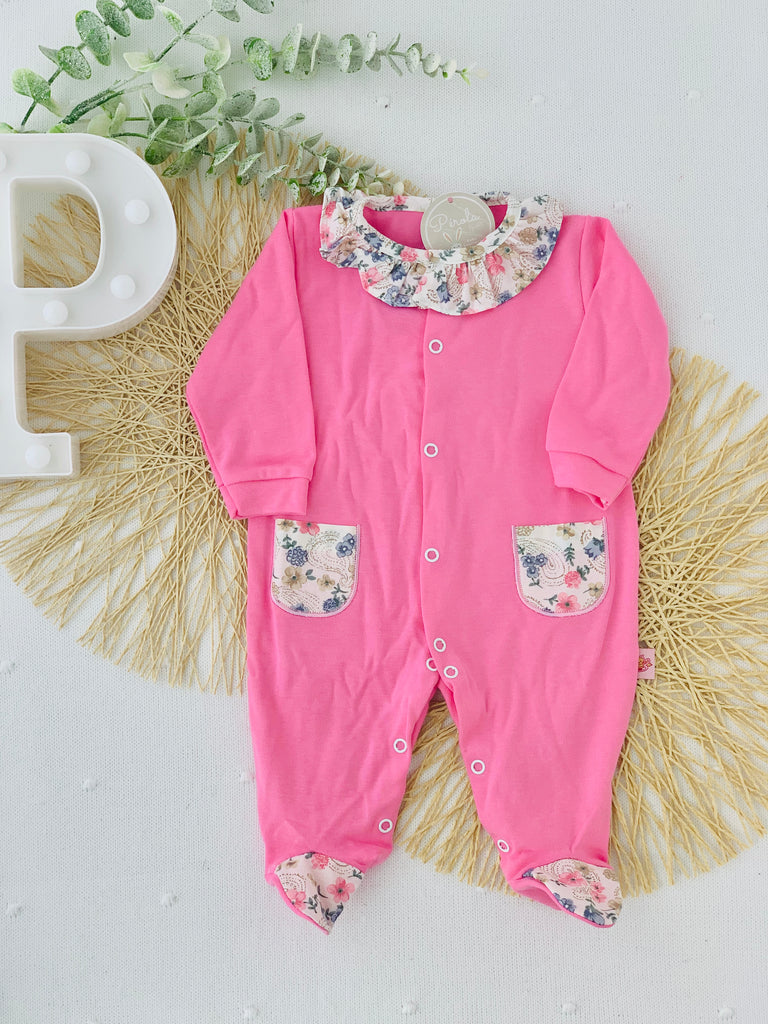 Babygrow em algodão com golinha