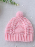 Gorro em malha com pompom