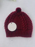 Gorro em malha com pompom