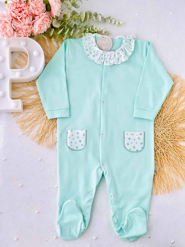 Babygrow em algodão com golinha