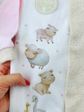 Babygrow animais da quinta (com carda)