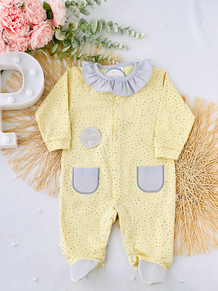 Babygrow em algodão com golinha