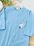 Babygrow em algodão com elefante